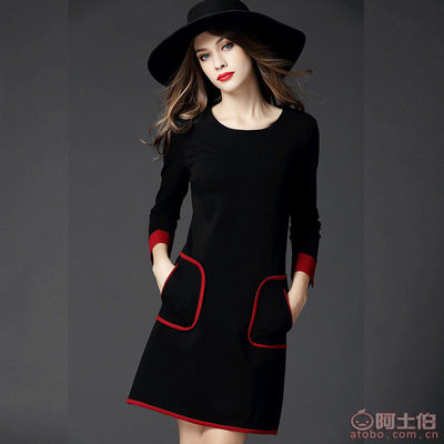 【歐州站2016夏秋季新款圓領(lǐng)歐美高端七分袖連衣裙打底裙批發(fā)代理9097】深圳市寶安區(qū)松崗菲麗時(shí)服飾商行 - 產(chǎn)品庫(kù)